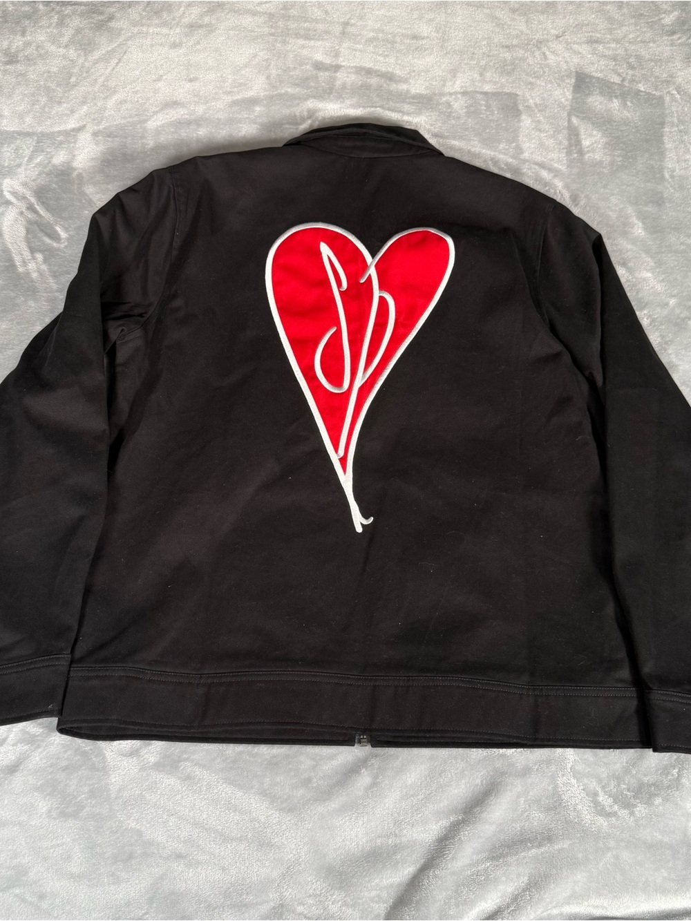HUF x Smashing Pumpkins Zero Mechanic Jacket Mens M Full Zip Twill Black